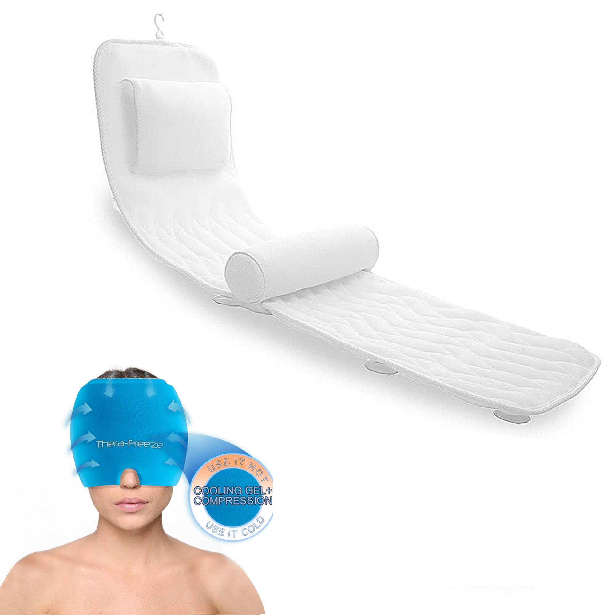 Doctor Pillow Bathtub Pillow Relaxor Spa Package