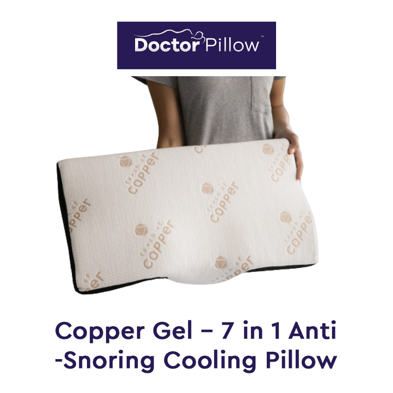 Copper Gel – 7 in 1 Anti-Snoring Cooling Pillow
