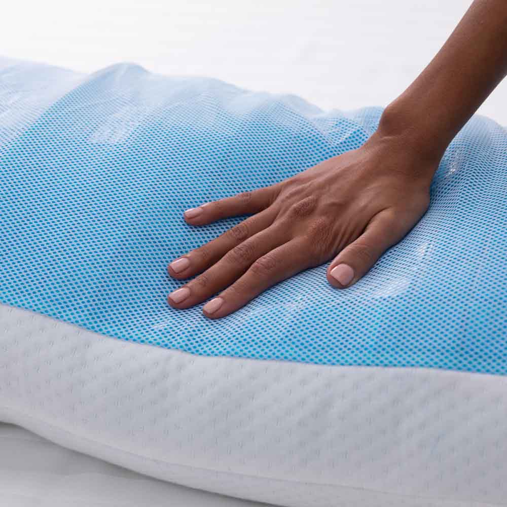 Back Pain Castle Bulwark Memory Foam Lumbar Support Pillow Gel