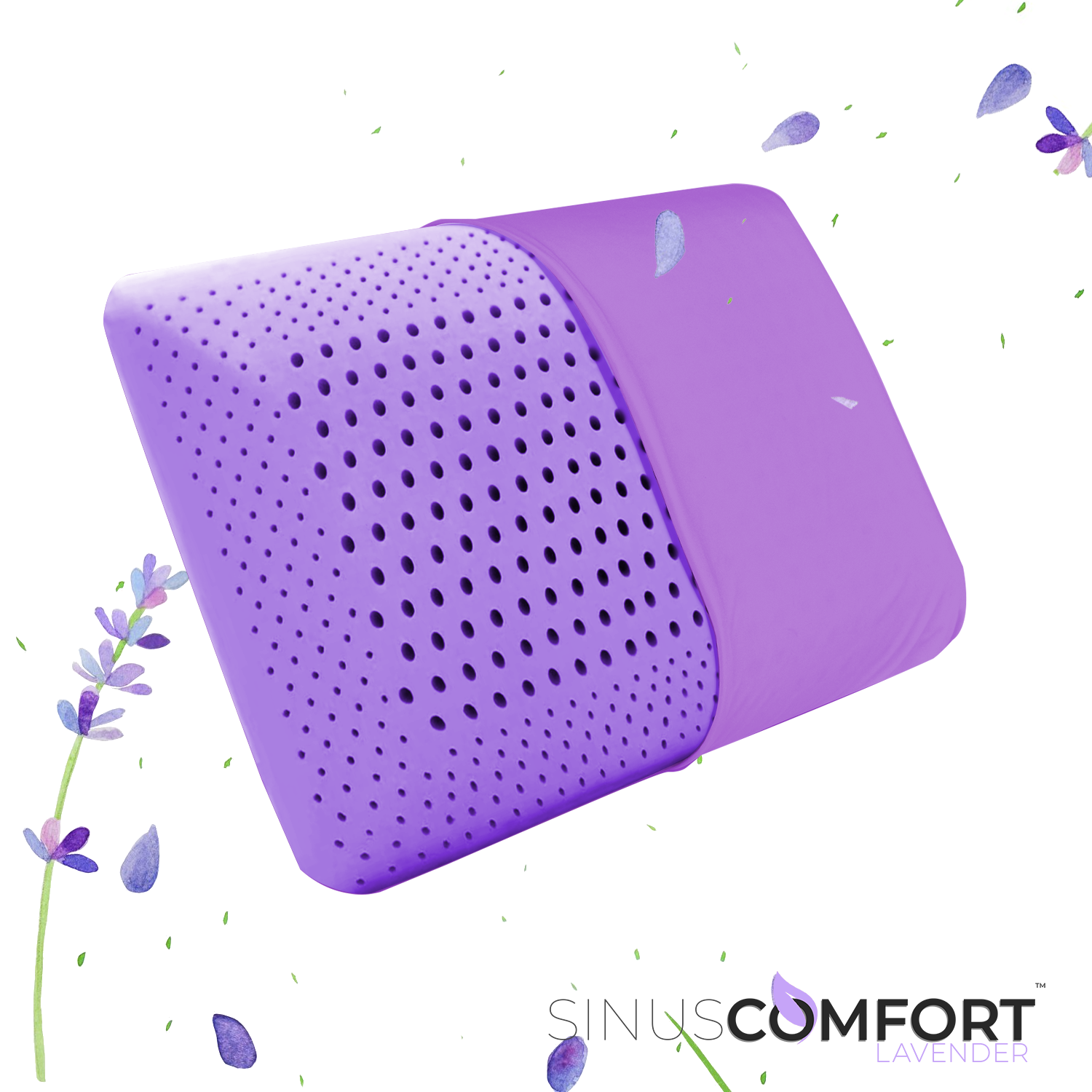 Sinus Comfort Lavender Pillow – Lavender – Doctor Pillow